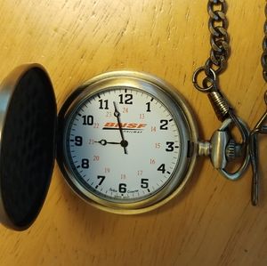 New - Selco Geneve Crown Pocket Watch W/Bonus
